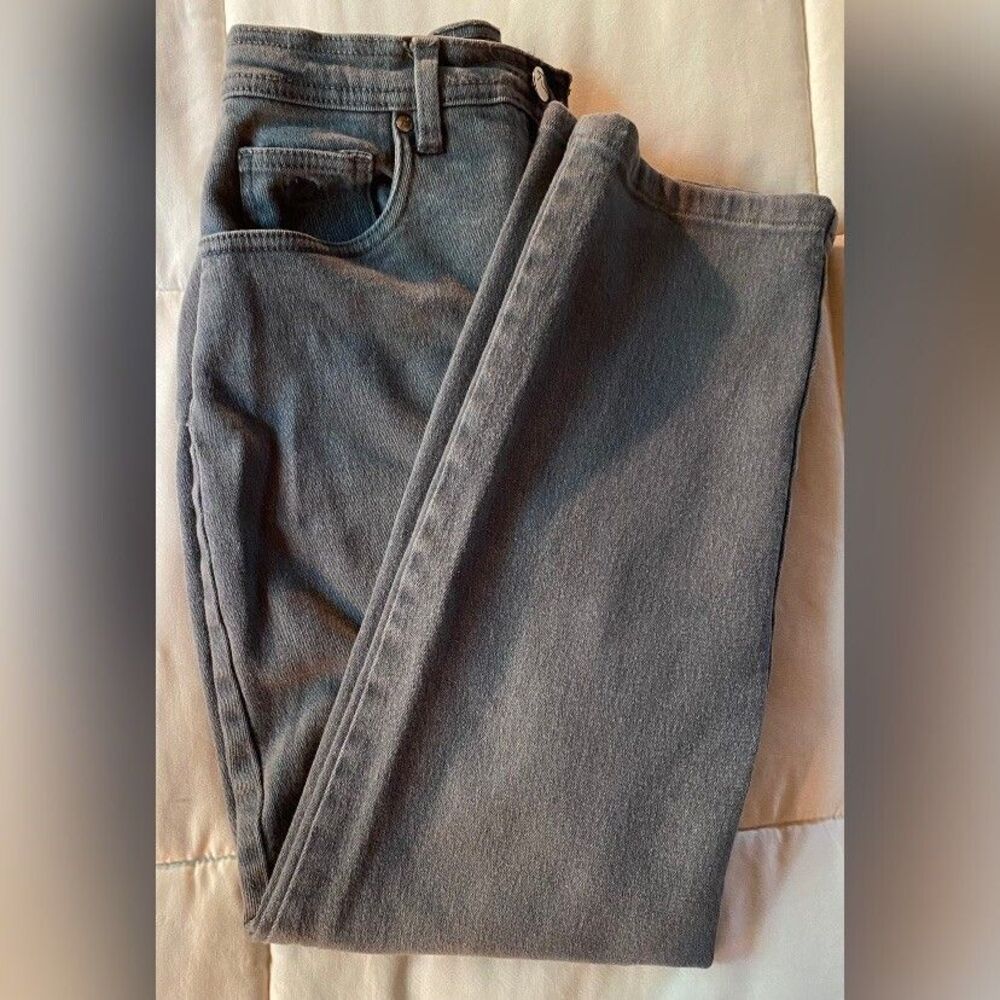 Gloria Vanderbilt Jeans Women’s 8 Gray Straight Leg Stretch